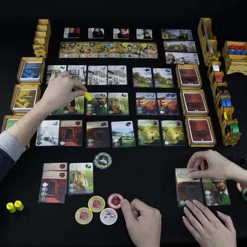 Miniatura 8 de SMONEX Organizador de juegos de mesa compatible con todos los juegos de mesa Splendor Expansion – Inserto organizador adecuado para esplendor hecho