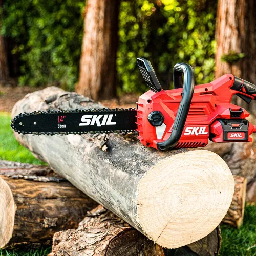Miniatura 3 de SKIL PWR CORE 40 Kit de motosierra ligera sin escobillas de 40 V 14 pulgadas, incluye batería de 2.5 Ah y cargador automático PWR - CS4555-10