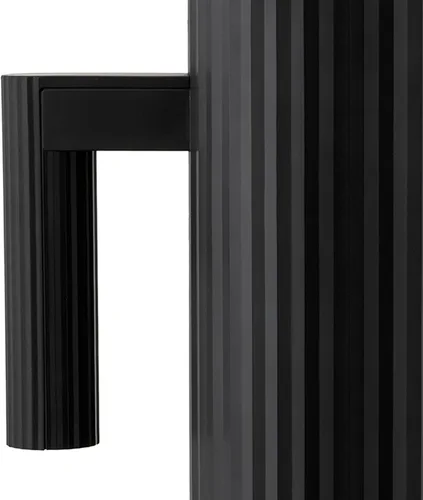 Miniatura 2 de Alessi Plissé MDL12 B - Jarra termoaislada en resina termoplástica con doble pared de vidrio térmico en el interior, color negro