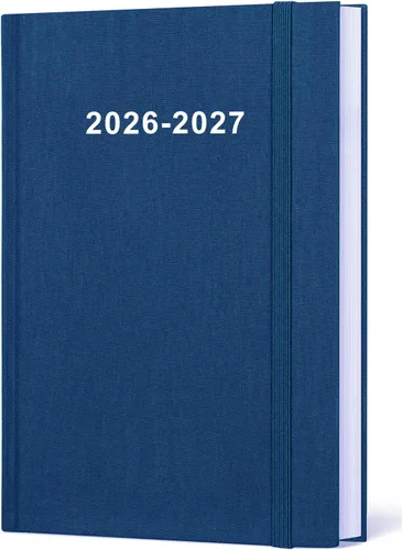 Miniatura 10 de Agenda 2026 – Agenda semanal y mensual de enero de 2026 a diciembre de 2026, agenda 2026 de 5.8 x 8.3 pulgadas con bolsillo interior, banda