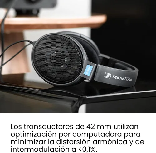 Miniatura 3 de Audífonos profesionales abiertos Sennheiser HD 600, Negro