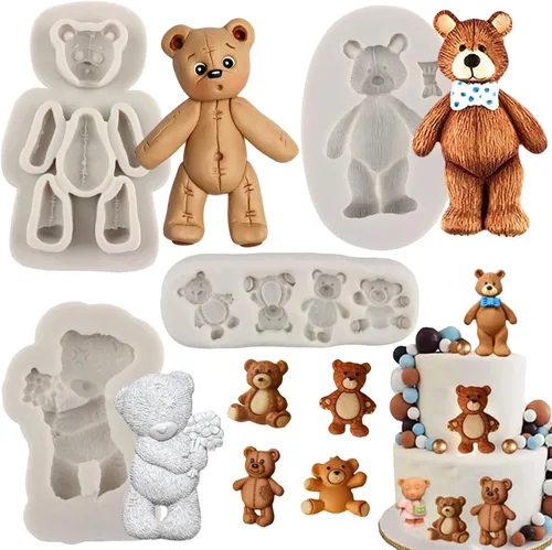 Miniatura 10 de Sijiangmold Molde de fondant de perlas 3D, molde de silicona para fondant, bolas de perlas semiesferas, moldes de chocolate para decoración