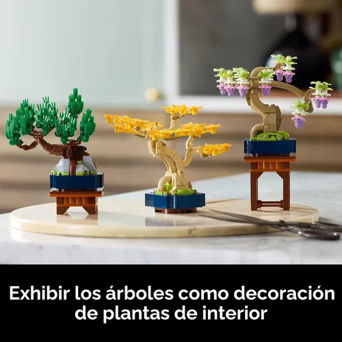 Miniatura 5 de LEGO Botanicals - Juego de construcción de mini árboles bonsái, bloques de construcción de árbol bonsái artificial para adultos, mayores de 18 años