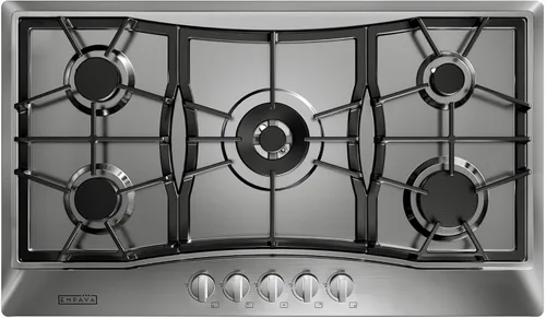 Miniatura 12 de Empava Placa de cocina de gas de 24 pulgadas con 4 quemadores sellados - Rejillas continuas resistentes - NG/GLP Convertible - Superficie de vidrio
