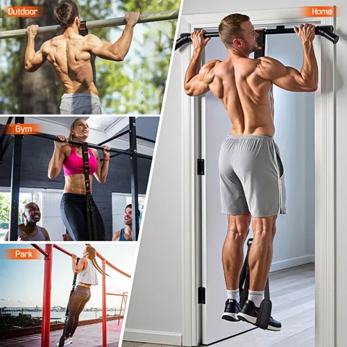 Miniatura 7 de Pull Up Assistance Bands, Resistance Bands with Handles, Heavy Duty Pull Up Bands for Home Gym, Height Adjustable Chin Up Bar Assist Bands for Arm