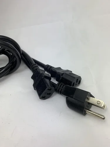 Miniatura 5 de OMNIHIL - Divisor de cable de alimentación de 3 clavijas de 10 pies compatible con GOURMIA EXPRESSPOT