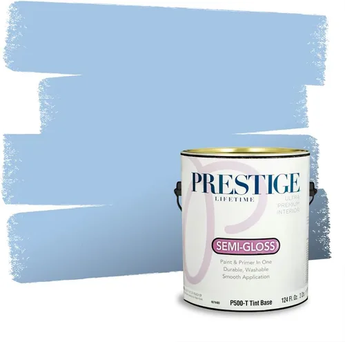 Miniatura 779 de Pintura Exterior + imprimación PRESTIGE, todo-en-uno, 1 galón, acabado mate, color comparable al Valspar* Royal Gray* VS151-Gris real
