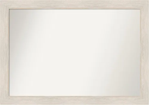 Amanti Art Espejo personalizado, espejo de baño de madera dura, espejo de pared o espejo de tocador de baño sobre el fregadero (33 x 47 pulgadas),