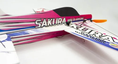Miniatura 6 de Viloga Actualización 3D EPP Avión Sakura Aerobatic Flying Airplane, 16.535 in Wingspan Foam RC Kit para construir para adultos