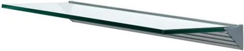 Miniatura 7 de LTL Home Products GL9020CLKIT Wallscapes Glacier Kit de estante de pared de vidrio flotante, 8 x 36 pulgadas, vidrio transparente