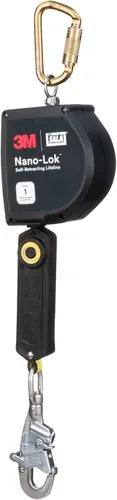 Miniatura 4 de 3M DBI-SALA Nano-Lok XL Línea de vida autorretráctil 3100263, Web, gancho giratorio a presión, 20 pies, Clase 1