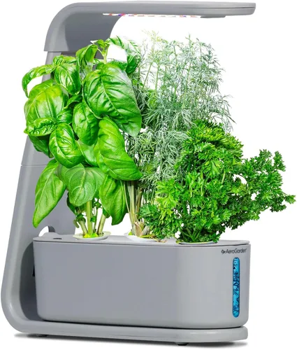 Miniatura 8 de AeroGarden Sprout - Jardín interior con luz LED de cultivo, color negro