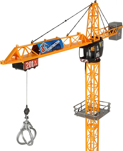 Miniatura 2 de DICKIE TOYS Mighty Construction Crane con control remoto, carro de rotación de 48 pulgadas y 350 grados, para edades de 3 años en adelante