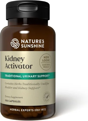 Nature's Sunshine Cápsulas activadoras de riñón, 100 cápsulas | Suplemento renal natural contiene hierbas para apoyar y mejorar la función renal y