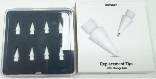 Miniatura 7 de Inesore Paquete de 8 accesorios de repuesto para puntas de lápiz Apple, compatible con Apple Pencil Pro/2ª generación/1ª generación/USB C, punta 2