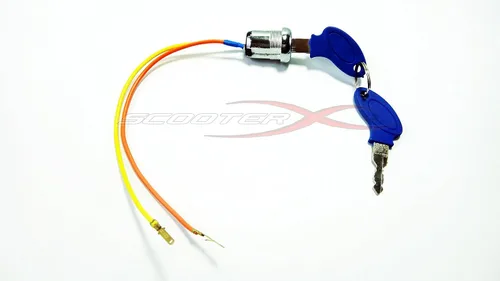 Miniatura 6 de Interruptor de encendido de 2 cables con 2 teclas, se adapta a muchos scooters de gas y eléctrico, Go Kart y bicicletas de bolsillo [1101]