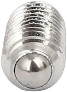 Miniatura 4 de uxcell M5x10mm 304 Acero Inoxidable Spring Hex Socket Ball Point Grub Set Tornillos 10pcs