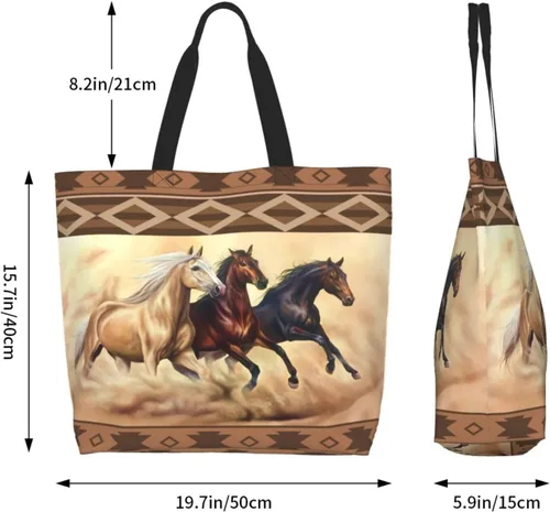 Miniatura 4 de Bolsa de mano para mujer, bolsa de playa grande, reutilizable, bolsa de comestibles, bolsa de hombro casual, bolsa de mano para compras, viajes