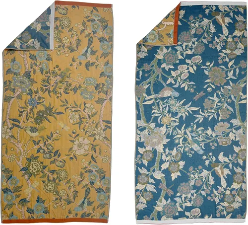 Miniatura 2 de Toalla de baño de algodón de lujo de gran tamaño, toalla de baño jacquard de 30 x 60 pulgadas para adultos, toallas de baño bohemias para decoración