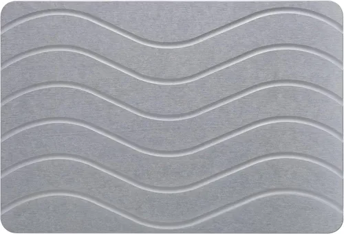 Tapete de baño de piedra absorbente, tapete de ducha de tierra de diatomeas, tapete antideslizante de piedra de diatomita absorbente de agua para