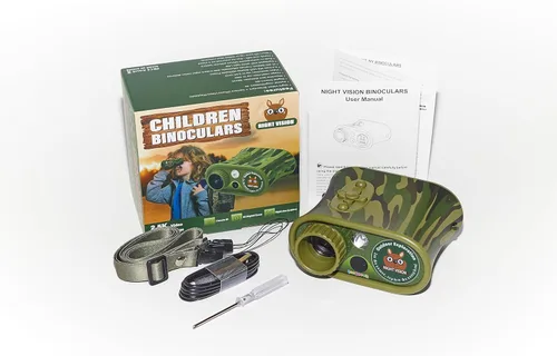 Miniatura 7 de Binoculares de visión diurna y nocturna para niños, lentes IR para niños pequeños, regalos de cumpleaños para niños pequeños de 6 a 12 años, lentes