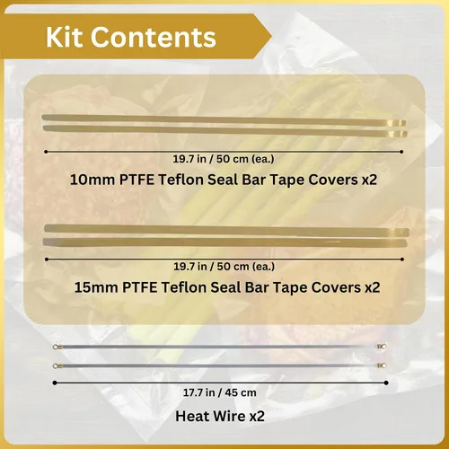 Miniatura 3 de 2 kits de reparación para Weston PRO-2300/2100 y Pro-2200-4 Teflon 2 Element