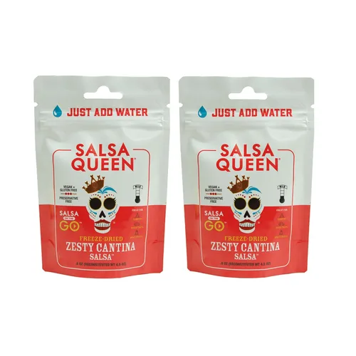 Miniatura 8 de Salsa Queen Salsa gourmet de chile rojo liofilizado Ingredientes frescos Vida útil de más de 3 años No necesita refrigeración Vegana