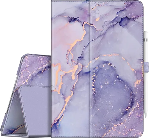 Miniatura 13 de Fintie Funda tipo folio para iPad de 9ª, 8ª y 7ª generación (2021/2020/2019) de 10.2 pulgadas, protección en las esquinas, cubierta trasera de cuero