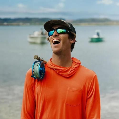 Miniatura 46 de Free Fly Sudadera ligera con capucha para hombre, con protección solar UPF 20+ para hombre, transpirable, manga larga, para pesca