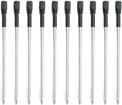 Miniatura 9 de Gullor Ballpoint Pen Refills, Pack of 10, Length 116 mm, Black Ink