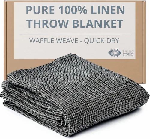 Miniatura 23 de Pure Linen - Juego de 2 toallas de baño pequeñas de 20 x 40 pulgadas de secado rápido para pieles sensibles, toallas finas para baño, toalla ligera