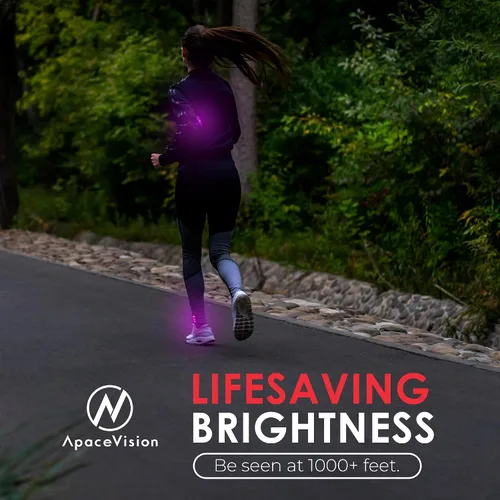 Miniatura 3 de LED Safety Light (2 Pack) - Clip On Strobe/Running Lights for Runners, Dog, Bike, Walking, Boat, Kayak, Stroller and More - High Visibility
