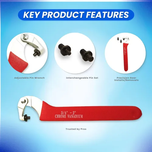 Miniatura 2 de Scuba Choice Llave inglesa ajustable de pasador pequeño para buceo