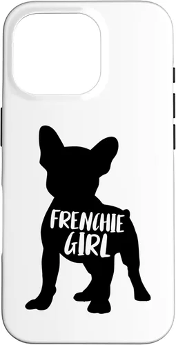 Miniatura 20 de Funda para iPhone 17 con diseño de bulldog francés con diseño divertido de Frenchie Girl