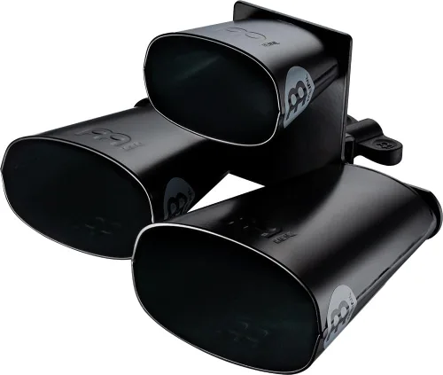 Miniatura 2 de Meinl Percussion SLTRI-BK - Campana triple de acero con recubrimiento en polvo negro