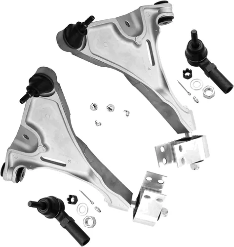 Miniatura 230 de Detroit Axle - Brazos de control superiores traseros para Chrysler 300 Dodge Challenger Charger Magnum, reemplazo del conjunto de brazos de control