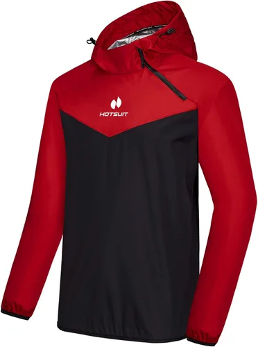 Miniatura 14 de HOTSUIT Traje de sauna para hombre, chaqueta de sauna, pantalón, gimnasio, entrenamiento, trajes de sudor