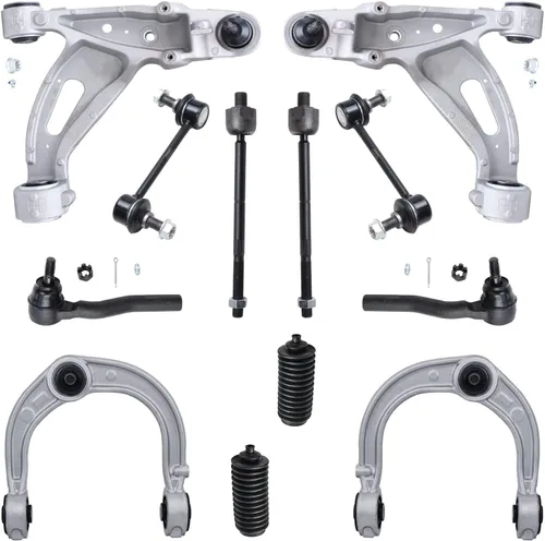 Miniatura 85 de Detroit Axle - Kit de extremo delantero para Ford 1998-2001 Explorer Mercury Mountaineer, 4 barras estabilizadoras delanteras y traseras, 2 brazos