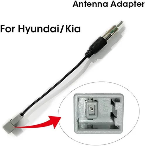 Miniatura 2 de Adaptador de antena de radio de coche para Hyundai Kia Accent/Azera/Elantra/Touring/Genesis/Santa Fe/Sonata/Tucson/Veracruz Factory Antena Plug to