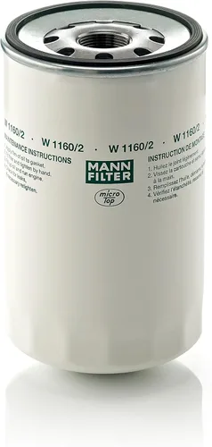MANN-FILTER W 1160/2 Filtro de aceite - Vehículos industriales + autobús