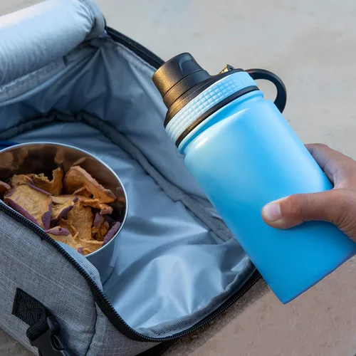 Miniatura 5 de MIRA Botella de agua de acero inoxidable para niños, 12 onzas – Termo de metal que mantiene el frío durante 24 horas, caliente durante 12 horas