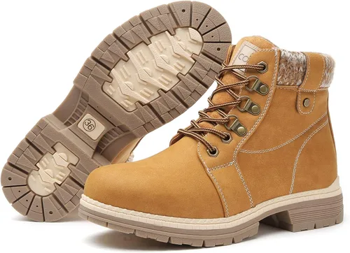Miniatura 5 de COTTIMO Botas de invierno antideslizante con forro de piel para mujer