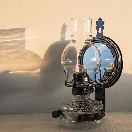 Miniatura 4 de Lámpara de aceite Chimenea Base de 3 pulgadas 6 1/4 pulgadas de altura de queroseno Lámpara de lámpara de huracán Altura Reemplazo de vidrio
