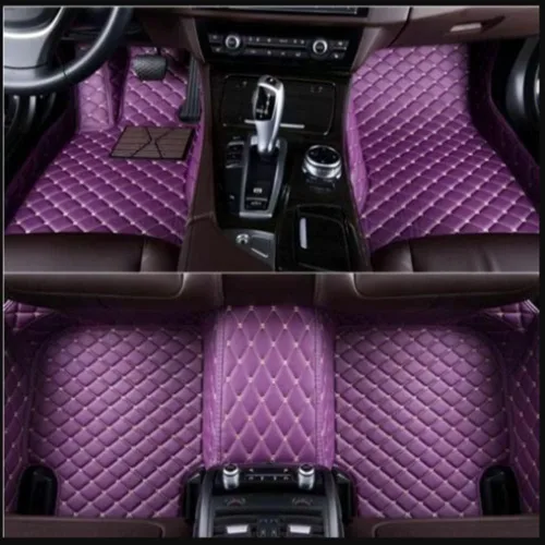 Miniatura 30 de Alfombrillas de automóvil personalizadas para Audi A1, A2, A3, A4, A5, A6, A7, A8, R8, TT, Q2, Q3, Q5, Q7, Q8, e-tron (negro beige)