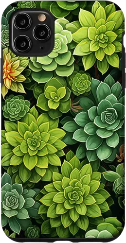 Miniatura 13 de Funda para iPhone 12 Pro Max Suculenta Plantas Botánicas Verde Floral Patrón Flor Cactus