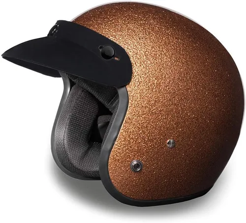 Miniatura 26 de Daytona Helmets - Medio casco de motocicleta con diseño de calavera y huesos cruzados – Aprobado DOT [Gráficos]