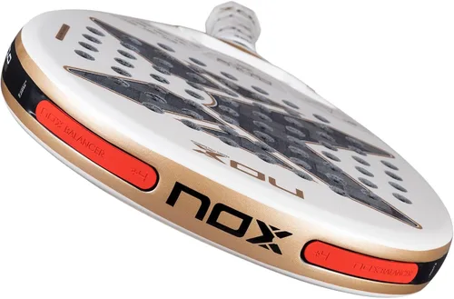 Miniatura 9 de Pala de pádel AT10 Genius 12K de Agustin Tapia 2025 Luxury Series Teardrop Pala Padel EOS Flap Aerodinámica y tecnología de agarre personalizado