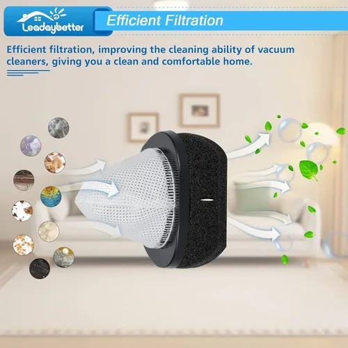 Miniatura 6 de Leadaybetter Filtro de repuesto para aspiradora Bissell 3 en 1 Lightweight Stick 2030 20303 20306 20307 20309 2030H 2030V 2030X 2030Z 2030L 32 ES