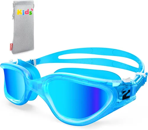 Miniatura 25 de ZIONOR Gafas de natación para niños, G1 MINI con protección UV, polarizadas, antivaho, para edades de 6 a 14 años A2