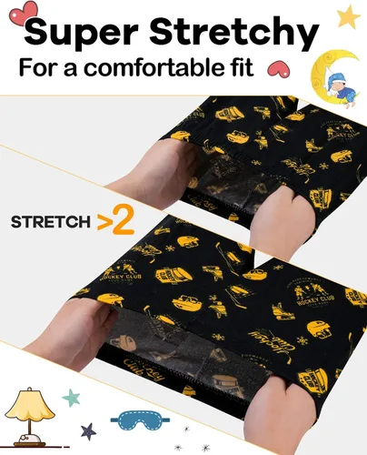 Miniatura 3 de DAUGHTER QUEEN Pijama para niños de 4 piezas, 100% algodón, talla 18 meses a 12 años